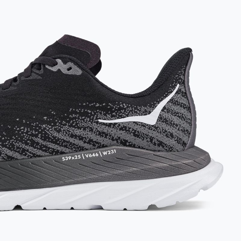 Buty do biegania męskie HOKA Mach 5 black/castlerock 9