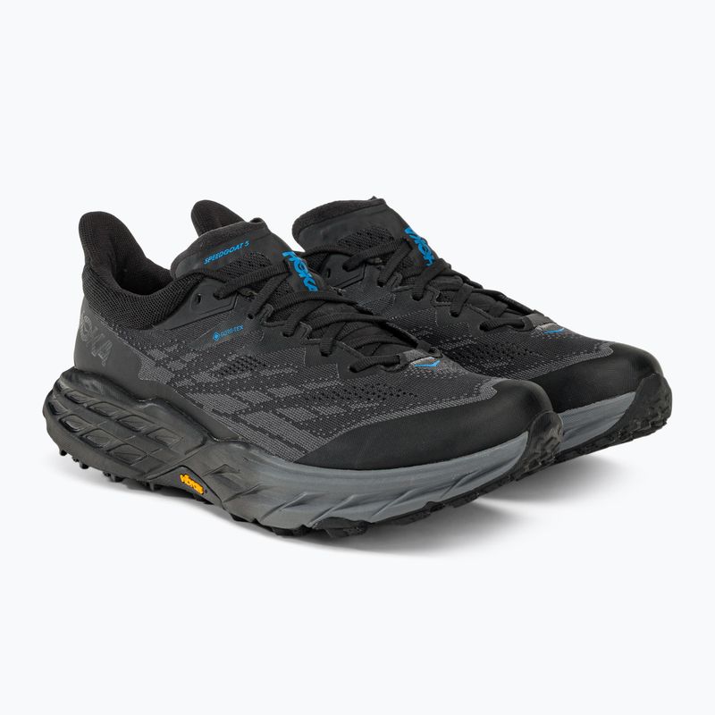 Buty do biegania męskie HOKA Speedgoat 5 GTX black/black 4