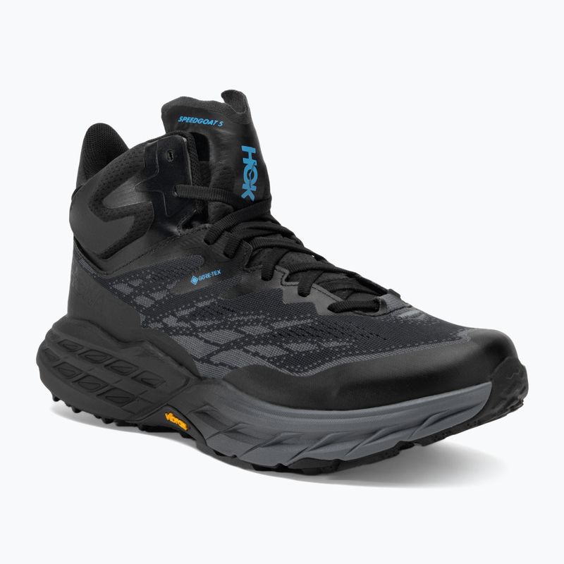 Buty do biegania męskie HOKA Speedgoat 5 Mid GTX black/black