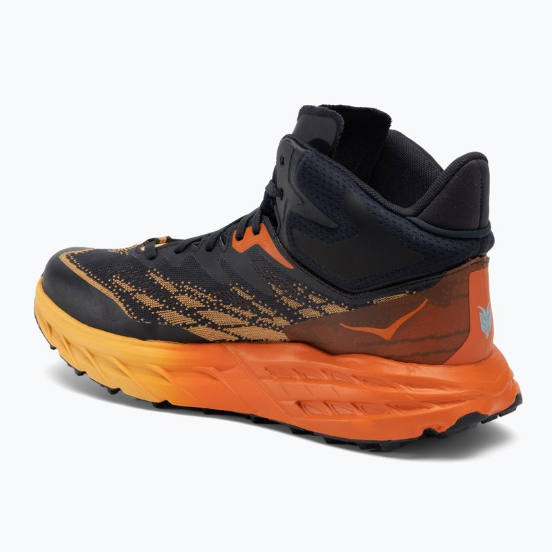 Buty do biegania męskie HOKA Speedgoat 5 Mid GTX blue graphite/amber yellow 3