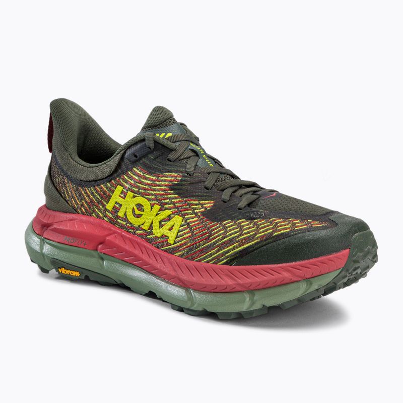 Buty do biegania męskie HOKA Mafate Speed 4 thyme/fiesta