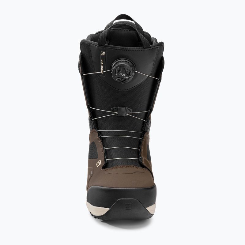 Buty snowboardowe męskie Salomon Dialoge Dual Boa brown/black/sage 3
