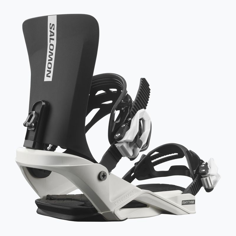 Wiązania snowboardowe dziecięce Salomon Rhythm Jr black/white 2