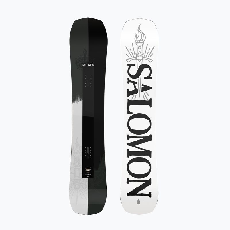 Deska snowboardowa męska Salomon Assassin PRO black/brown 7