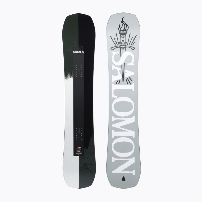Deska snowboardowa męska Salomon Assassin PRO black/brown