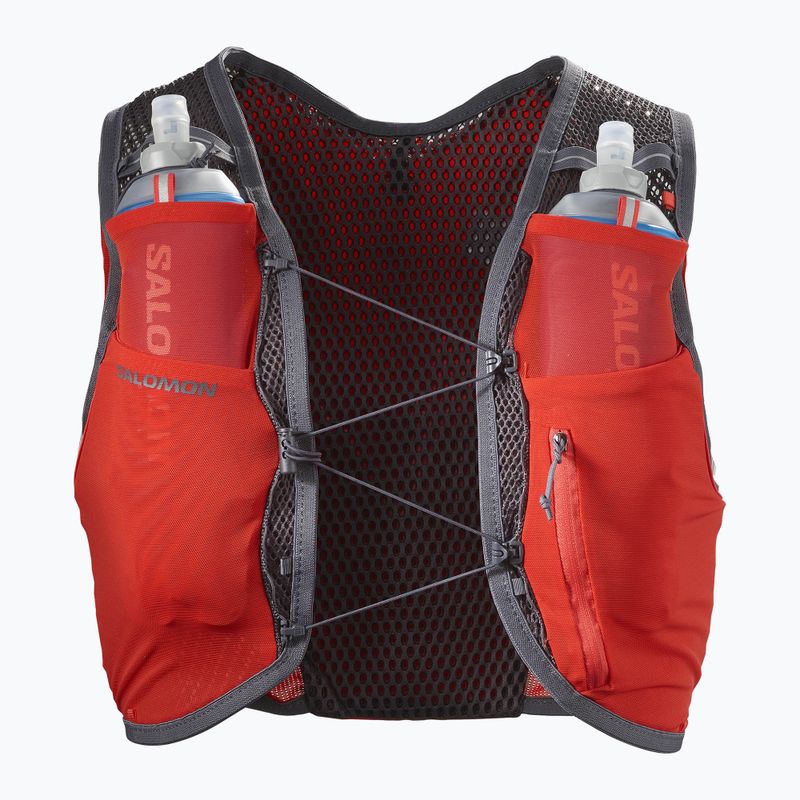 Kamizelka do biegania Salomon Active Skin 4 Set fiery red/ebony