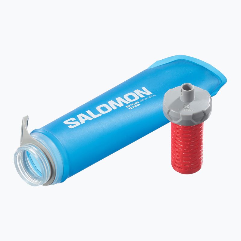 Softflask Salomon SoftFlask XA Filter 490ml/16oz clear blue 2