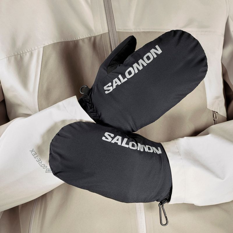 Rękawice Salomon Cross Warm Mitten deep black 4