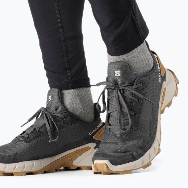 Buty do biegania męskie Salomon Alphacross 4 ebony/rainy day/phantm 17
