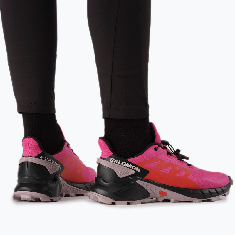Buty do biegania damskie Salomon Supercross 4 very berry/black/quail 11
