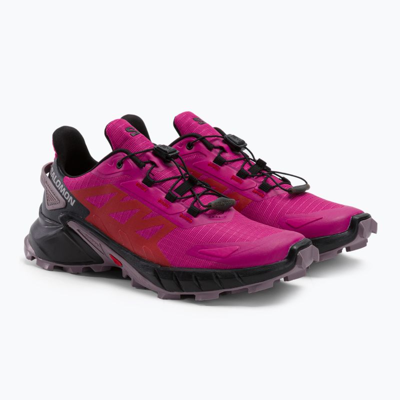 Buty do biegania damskie Salomon Supercross 4 very berry/black/quail 4