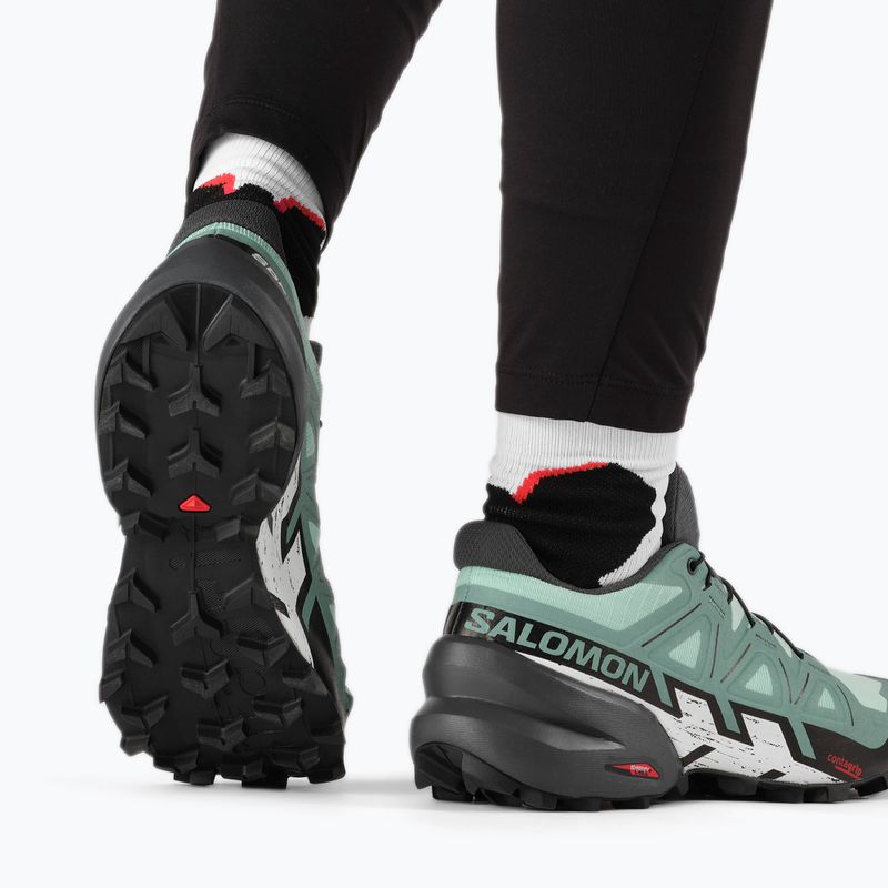 Buty do biegania damskie Salomon Speedcross 6 yucca/ebony/white 4