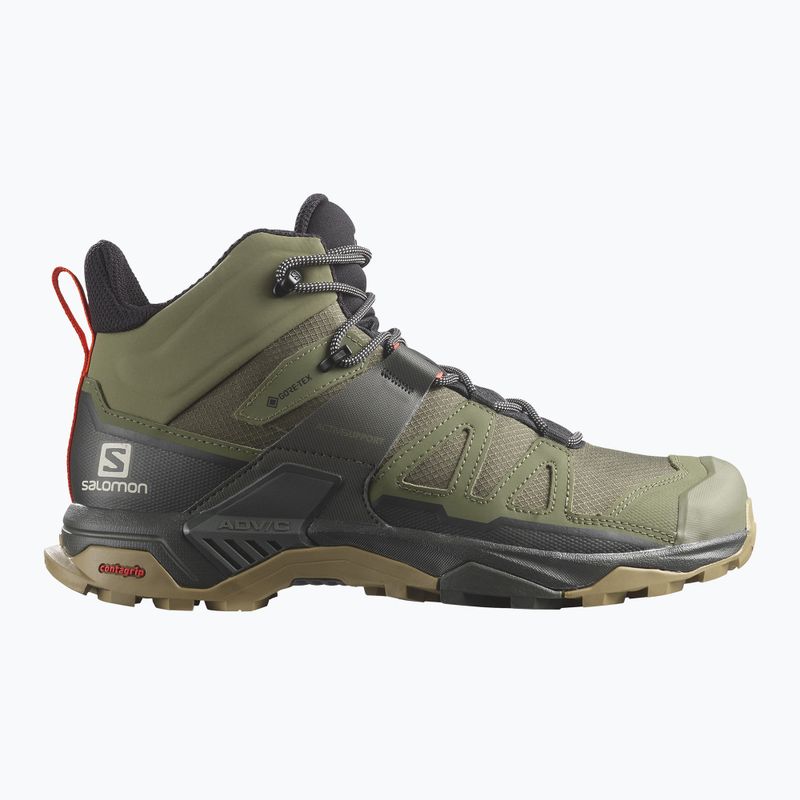 Buty trekingowe męskie Salomon X Ultra 4 MID GTX deep lichen green/peat/kelp 9