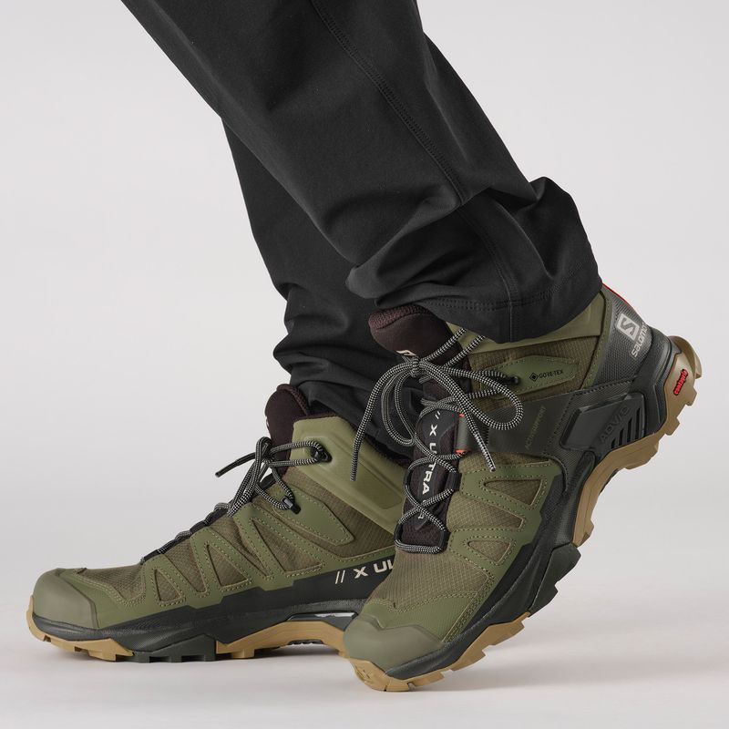 Buty trekingowe męskie Salomon X Ultra 4 MID GTX deep lichen green/peat/kelp 14