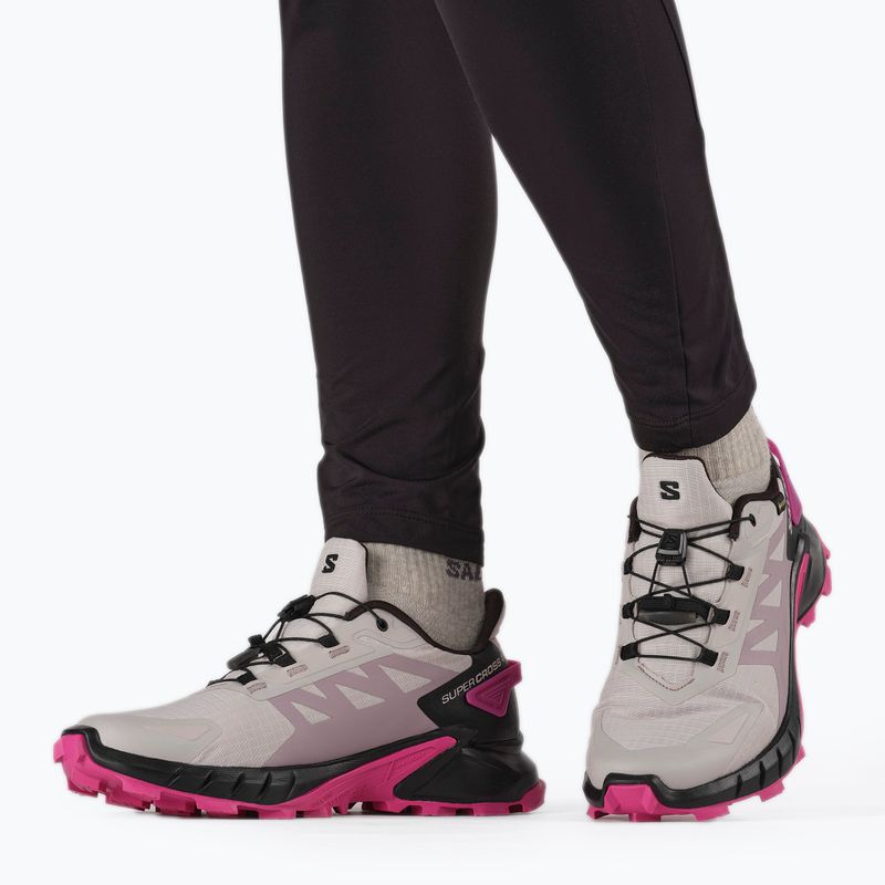 Buty do biegania damskie Salomon Supercross 4 GTX ashes of roses/b 10