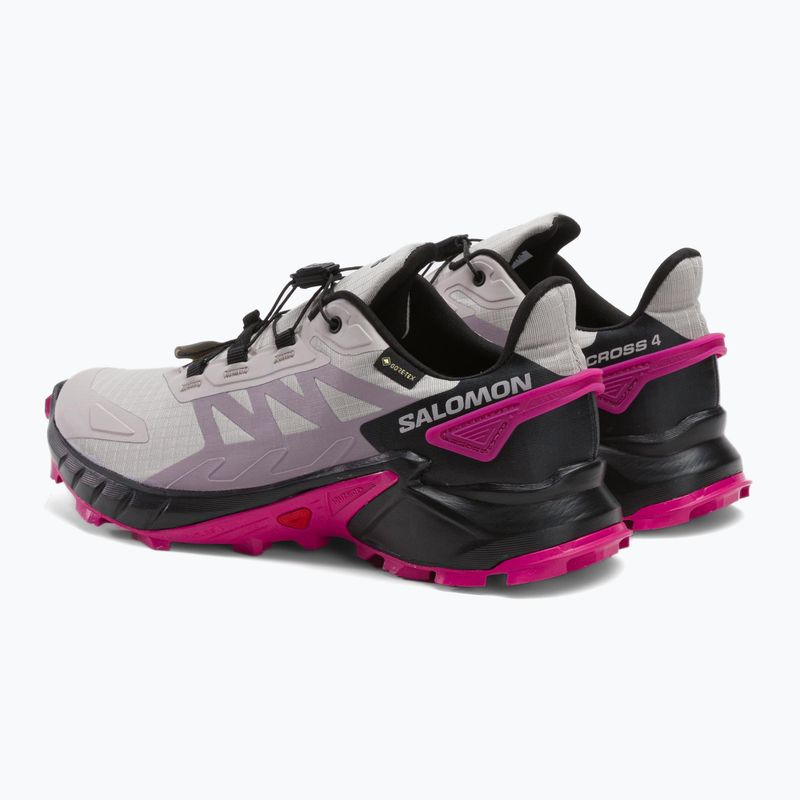 Buty do biegania damskie Salomon Supercross 4 GTX ashes of roses/b 3