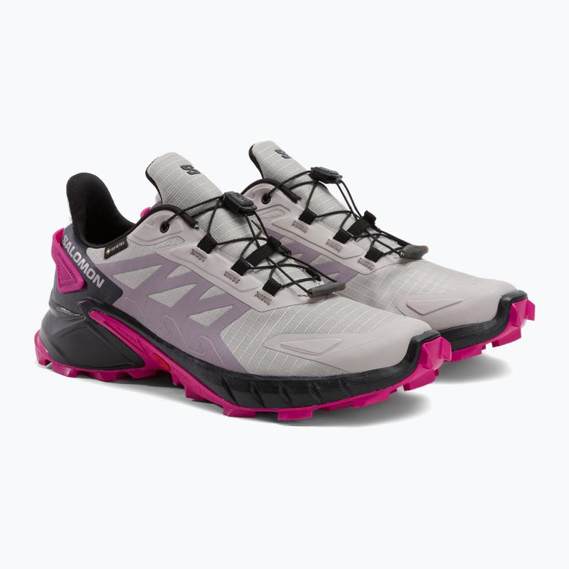 Buty do biegania damskie Salomon Supercross 4 GTX ashes of roses/b 5