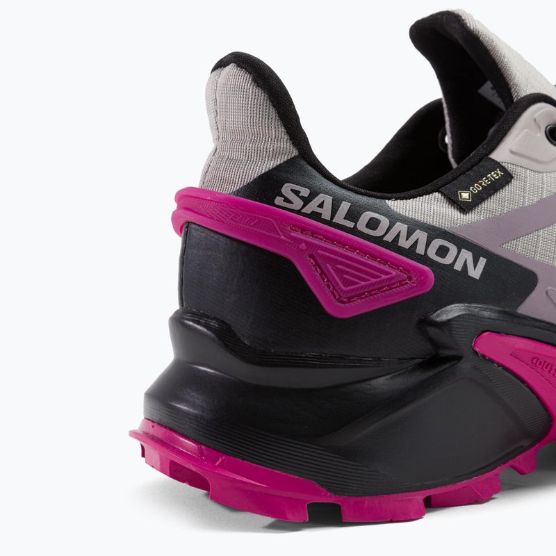 Buty do biegania damskie Salomon Supercross 4 GTX ashes of roses/b 9