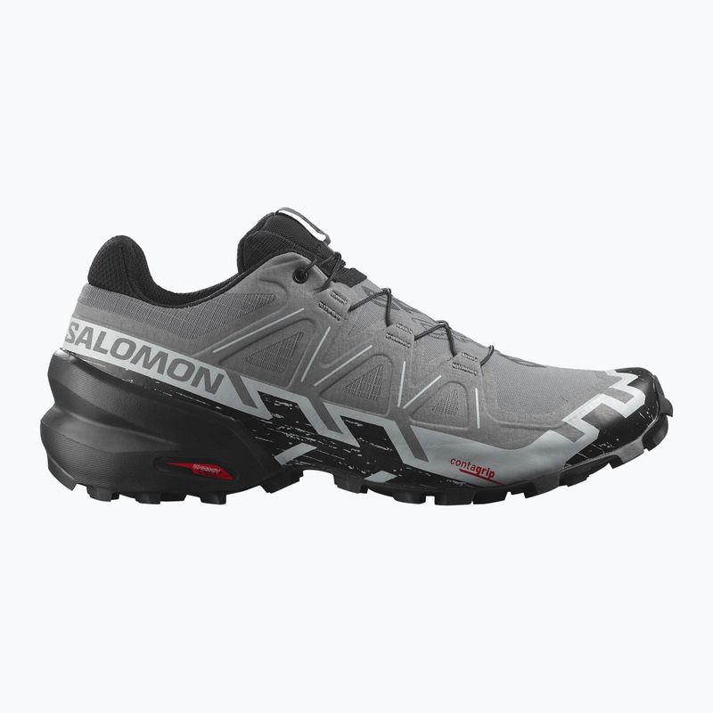 Buty do biegania męskie Salomon Speedcross 6 Wide quiet shade/black/pearl blue 2