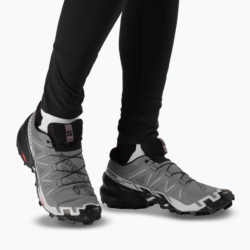 Buty do biegania męskie Salomon Speedcross 6 Wide quiet shade/black/pearl blue 7