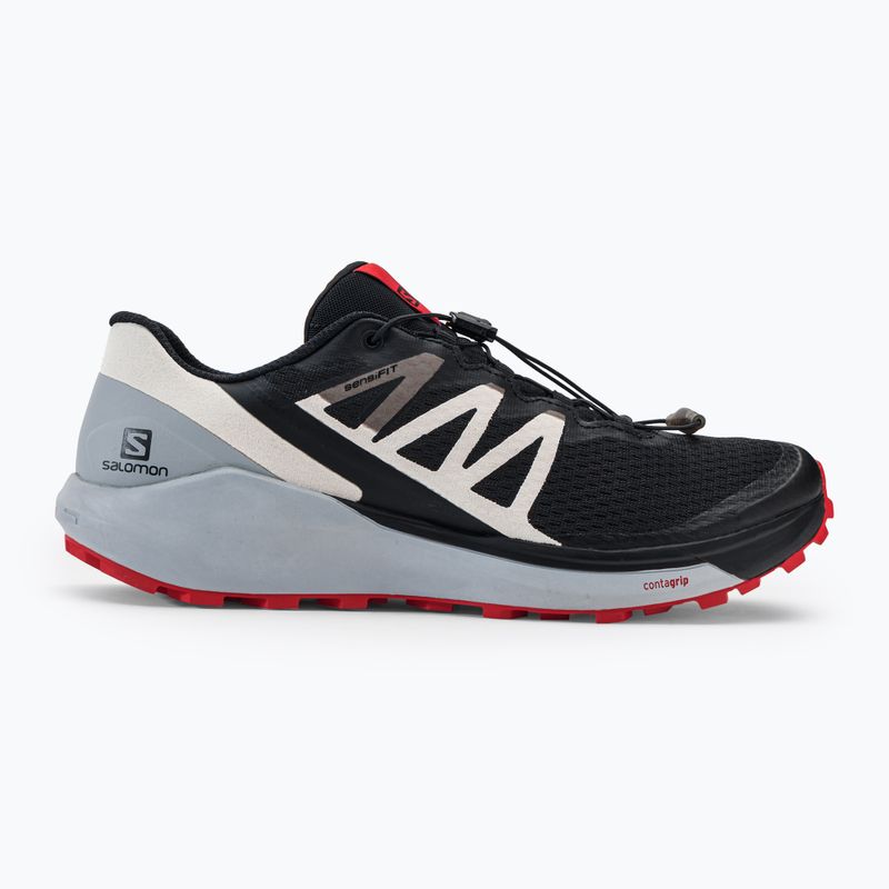 Buty do biegania męskie Salomon Sense Ride 4 black/pearl blue/pord 2