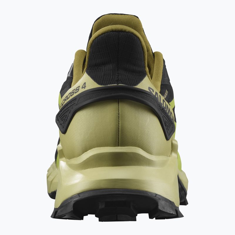 Buty do biegania męskie Salomon Supercross 4 GTX black/leek green/acid lime 9