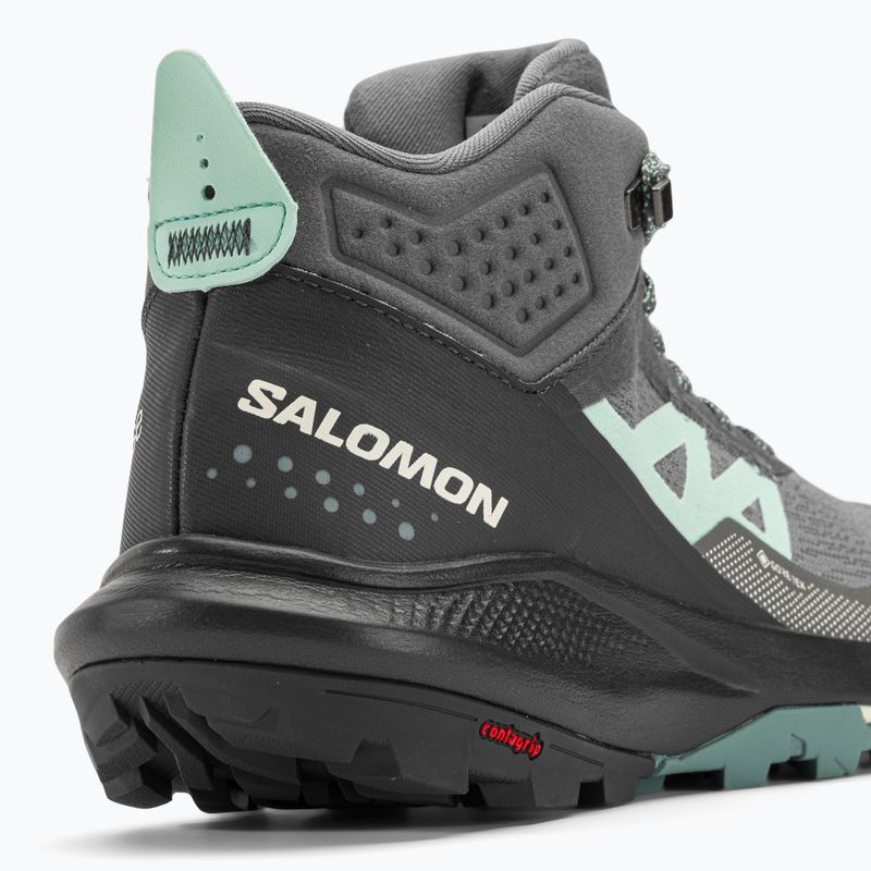 Buty tuystyczne  damskie Salomon Outpulse Mid GTX ebony/qush/ebony 9