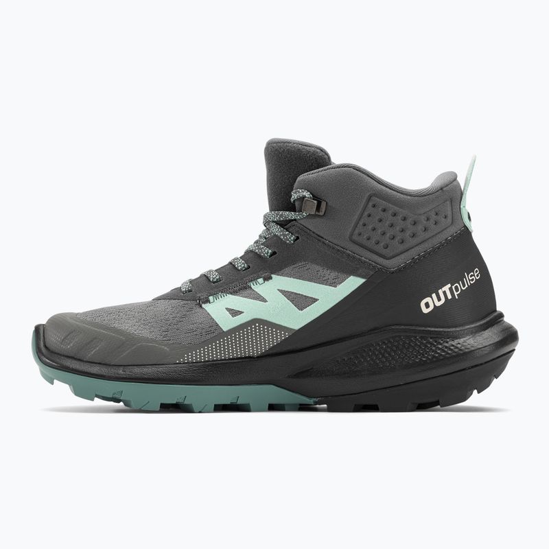 Buty tuystyczne  damskie Salomon Outpulse Mid GTX ebony/qush/ebony 10