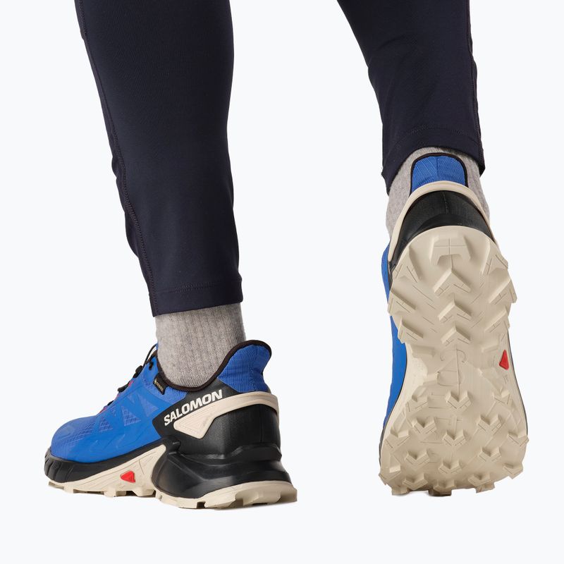Buty do biegania męskie Salomon Supercross 4 GTX nautical blue/black/rainy 4