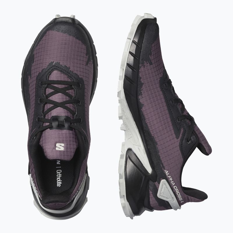 Buty do biegania damskie Salomon Alphacross 4 moonscape/black/lunr 14