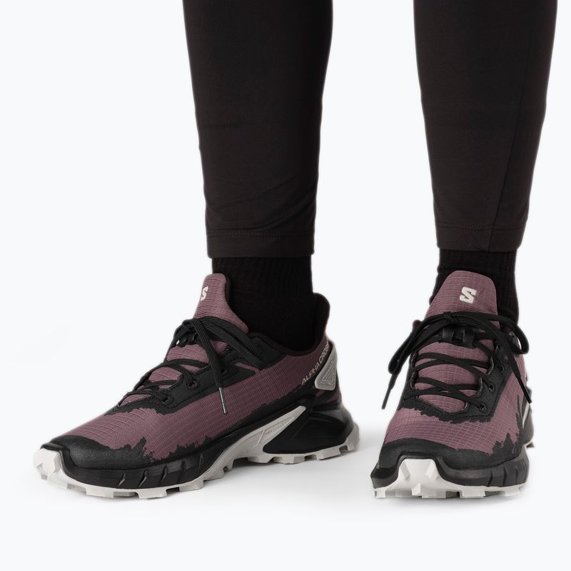 Buty do biegania damskie Salomon Alphacross 4 moonscape/black/lunr 16