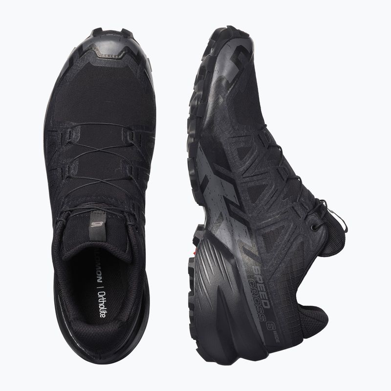 Buty do biegania męskie Salomon Speedcross 6 Wide black/phantom 6