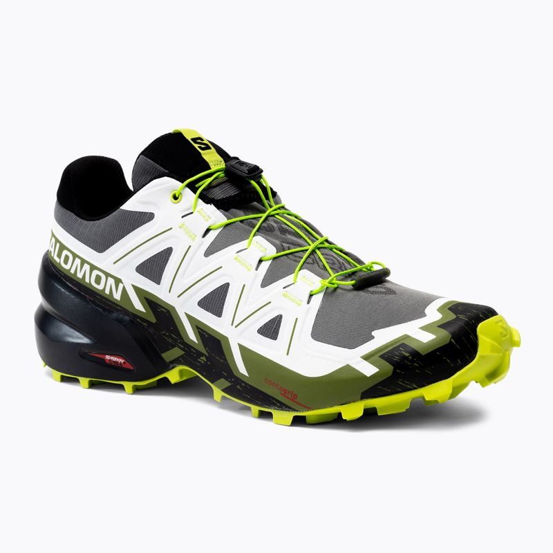 Buty do biegania męskie Salomon Speedcross 6 black/white/acid lime