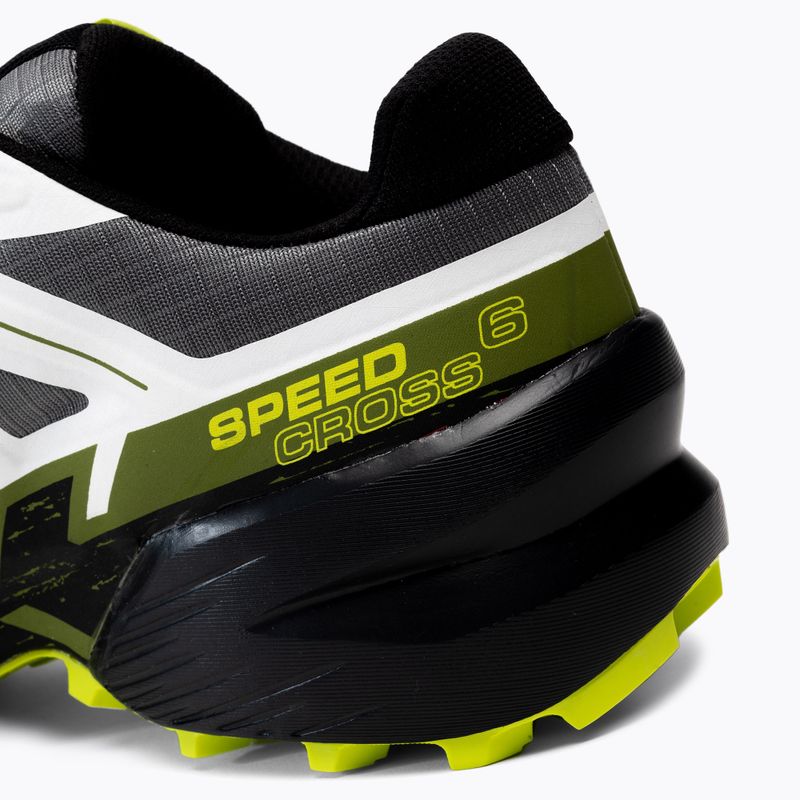 Buty do biegania męskie Salomon Speedcross 6 black/white/acid lime 9