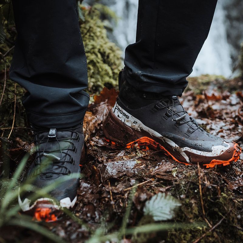 Buty trekkingowe męskie Salomon Cross Hike MID GTX 2 black/bitter chocolate/fiery red 10