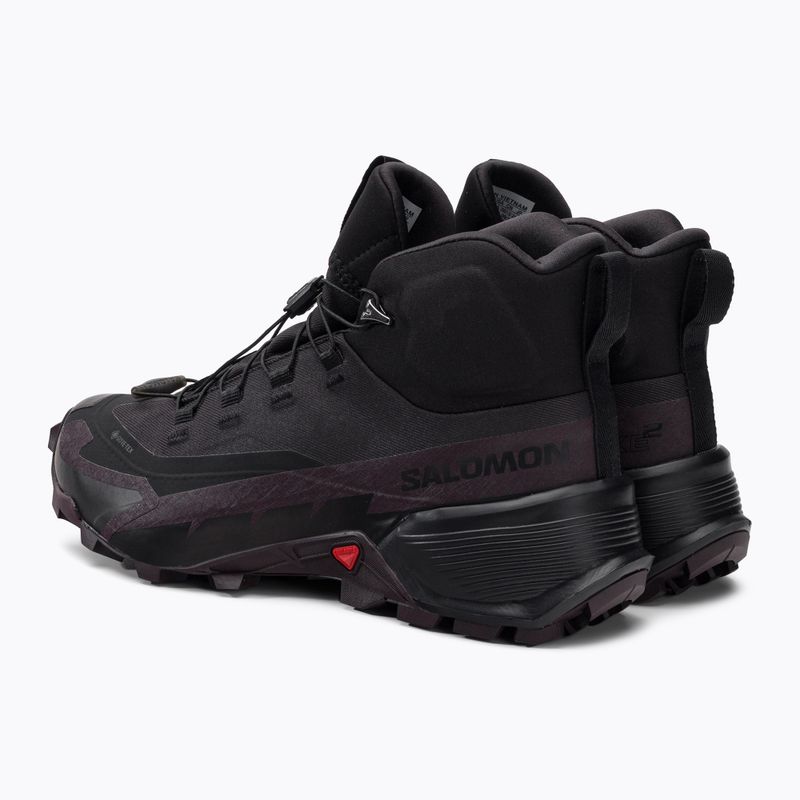 Buty trekkingowe damskie Salomon Cross Hike MID GTX 2 black/ chocolate plum/ black 3