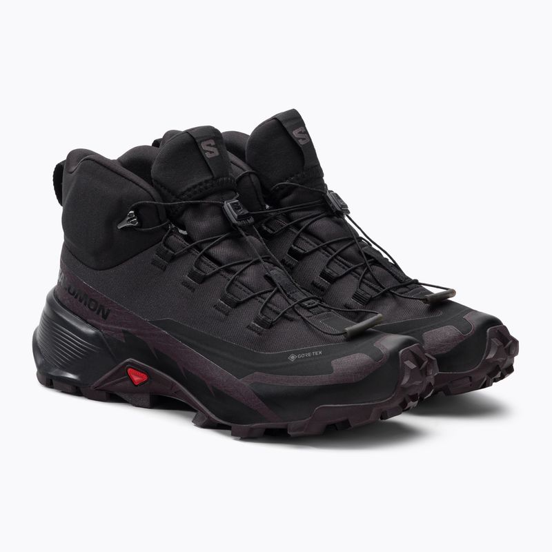 Buty trekkingowe damskie Salomon Cross Hike MID GTX 2 black/ chocolate plum/ black 4