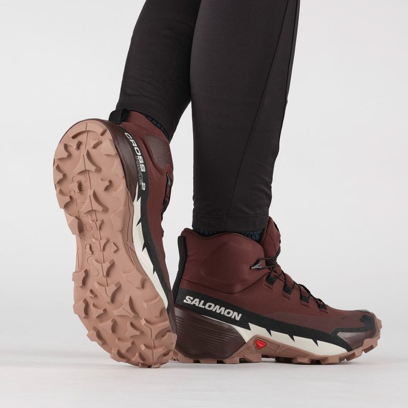 Buty trekkingowe damskie Salomon Cross Hike MID GTX 2 bitter chocolate/ mocha mousse 11