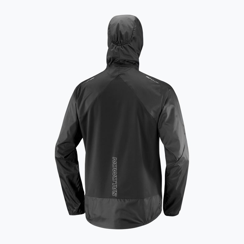 Kurtka do biegania męska Salomon Cross Wind deep black 5