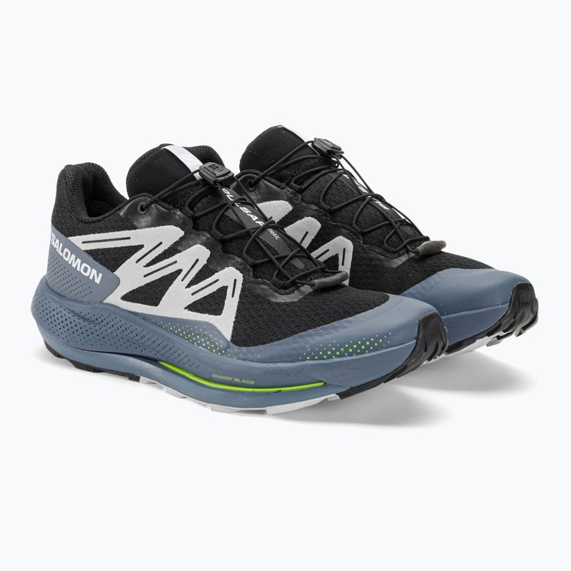 Buty do biegania męskie Salomon Pulsar Trail black/china blue/arctic ice 7