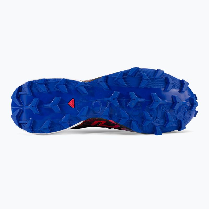 Buty do biegania męskie Salomon Speedcross 6 GTX Blue Fire black/surf the web/safety yellow 8