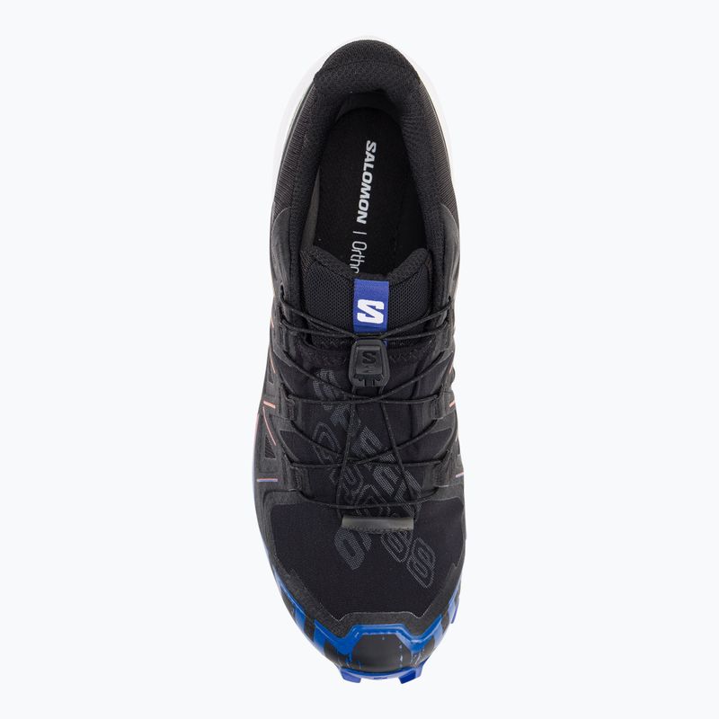 Buty do biegania męskie Salomon Speedcross 6 GTX Blue Fire black/surf the web/safety yellow 9