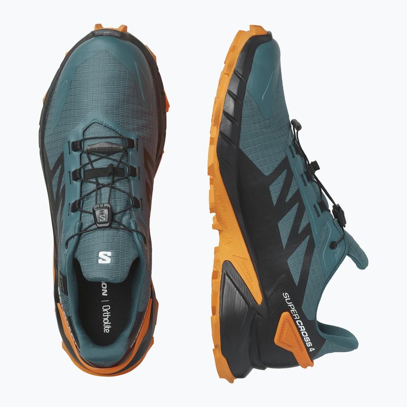 Buty do biegania męskie Salomon Supercross 4 GTX stargazer/black/turmeric 10