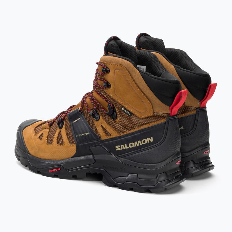 Buty trekkingowe męskie Salomon Quest 4 GTX rubber /black/fiery red 3