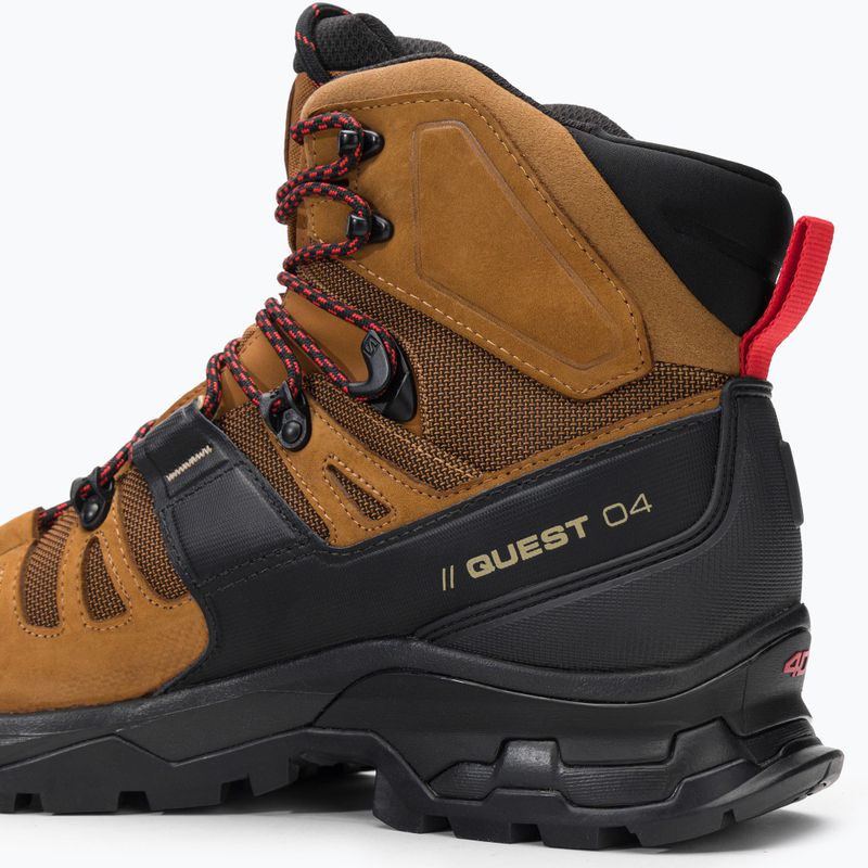 Buty trekkingowe męskie Salomon Quest 4 GTX rubber /black/fiery red 10