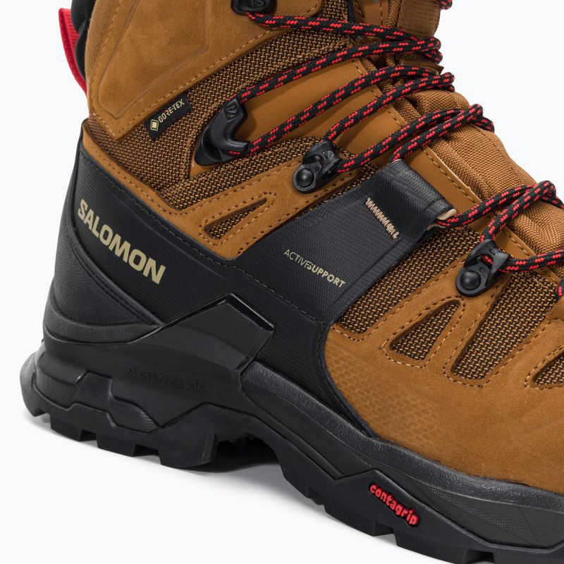 Buty trekkingowe męskie Salomon Quest 4 GTX rubber /black/fiery red 11