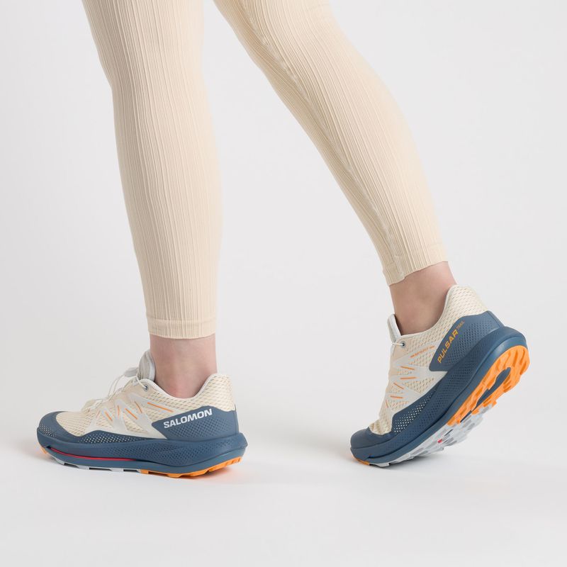 Buty do biegania damskie Salomon Pulsar Trail tender peach/china b 3