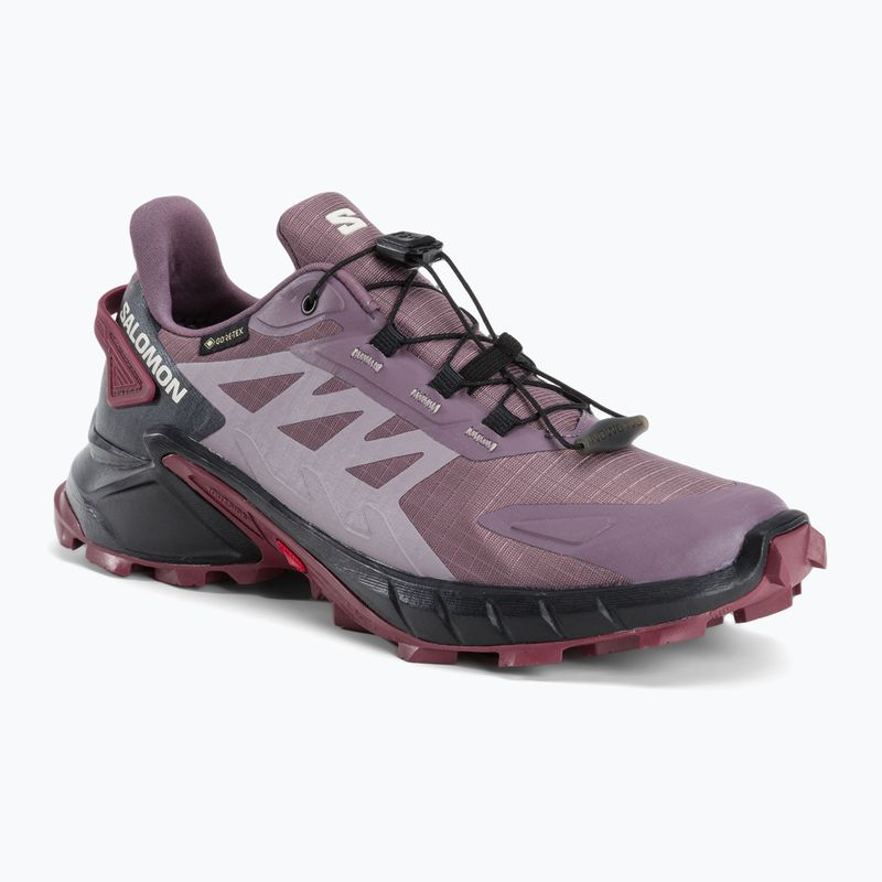 Buty do biegania damskie Salomon Supercross 4 GTX moonscape/black
