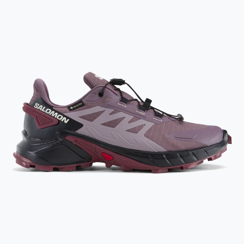 Buty do biegania damskie Salomon Supercross 4 GTX moonscape/black 4