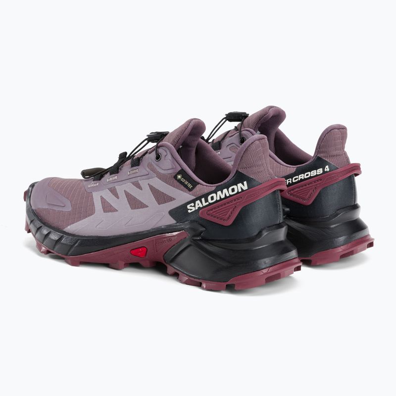 Buty do biegania damskie Salomon Supercross 4 GTX moonscape/black 5